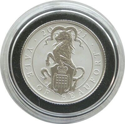 2021 Queens Beasts Yale of Beaufort 50p Silver Proof 1/4oz Coin