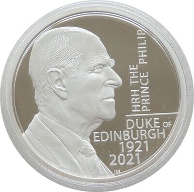 2021 Prince Philip Memorial £5 Silver Proof 2oz Coin Box Coa