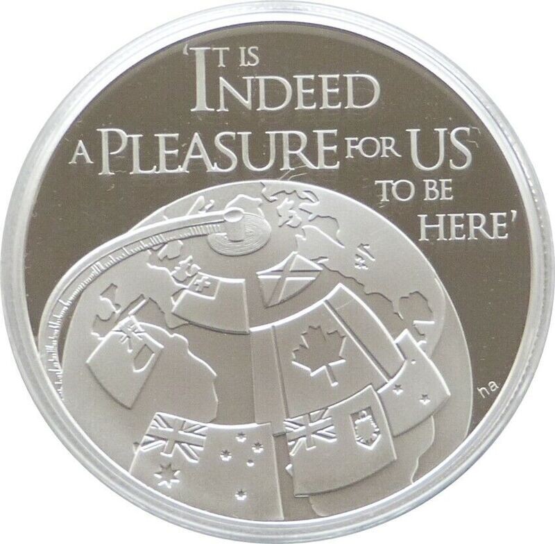 2012 Saint Helena Ascension Diamond Jubilee £5 Silver Proof Coin