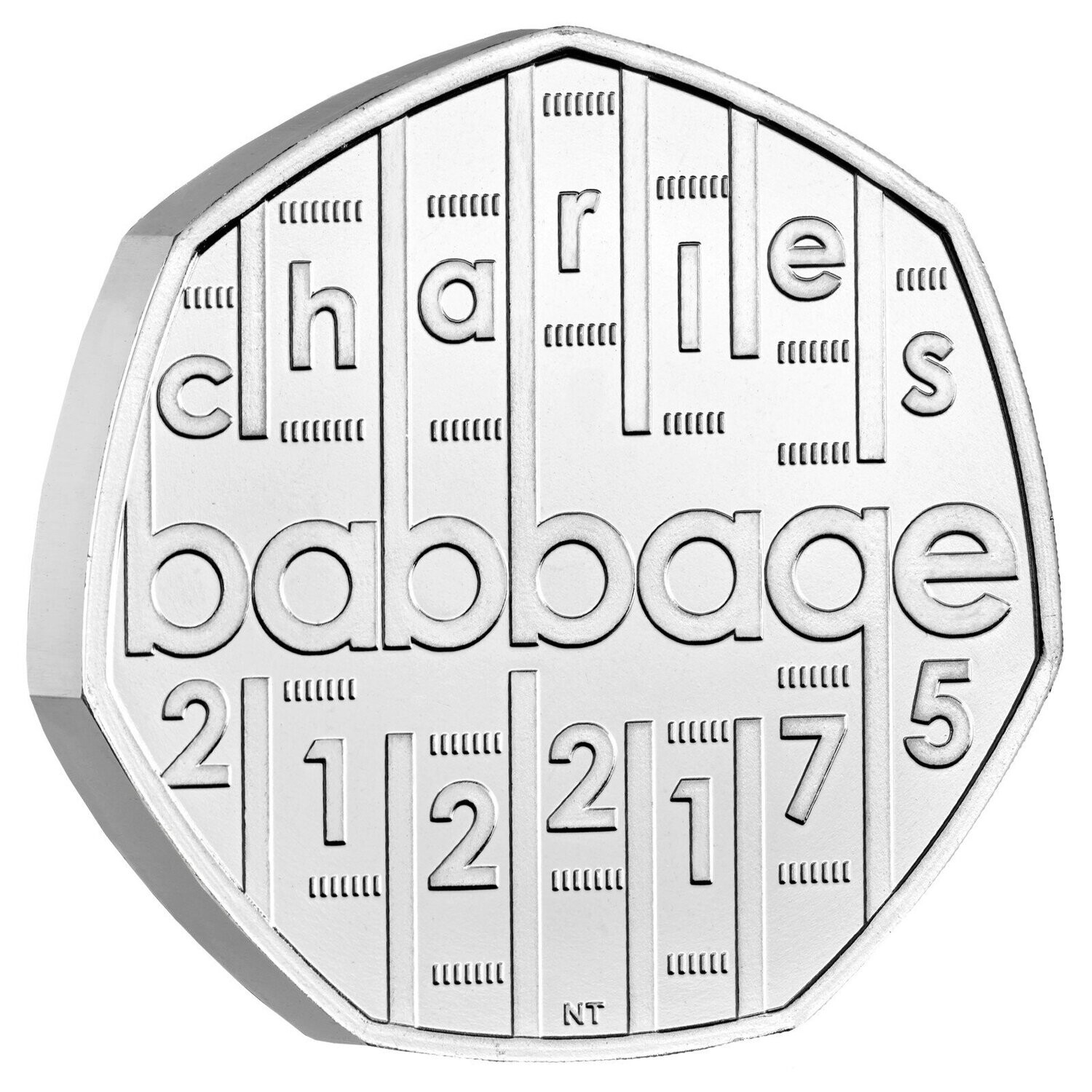 2021 Charles Babbage 50p Brilliant Uncirculated Coin