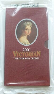 2001 Queen Victoria £5 Brilliant Uncirculated Coin Pack Sealed