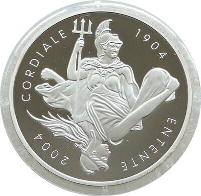 2004 France Entente Cordiale 1.5 Euro Silver Proof Coin Box Coa