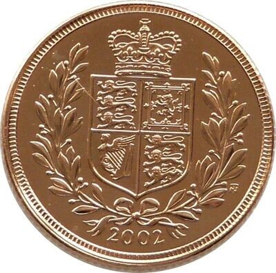 2002 Golden Jubilee Full Sovereign Gold Coin