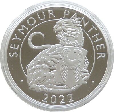 2022 Royal Tudor Beasts Seymour Panther £2 Silver Proof 1oz Coin Box Coa