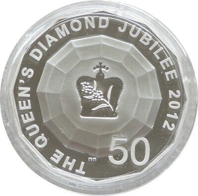2012 Australia Diamond Jubilee 50c Silver Proof Coin