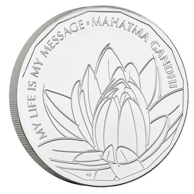 2021 Mahatma Gandhi £5 Brilliant Uncirculated Coin