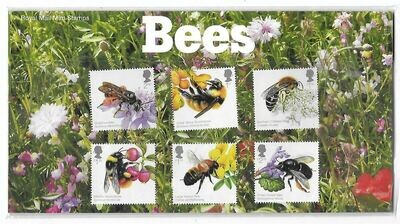 2015 Royal Mail Bees 10 Stamp Presentation Pack and Mini Sheet