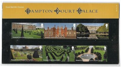 2018 Royal Mail Hampton Court Palace 10 Stamp Presentation Pack and Mini Sheet