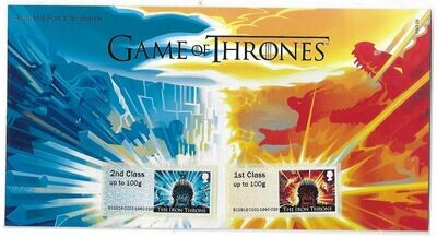 2018 Royal Mail Post and Go Game of Thrones 2 Stamp Presentation Pack