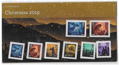 2019 Royal Mail Christmas 8 Stamp Presentation Pack