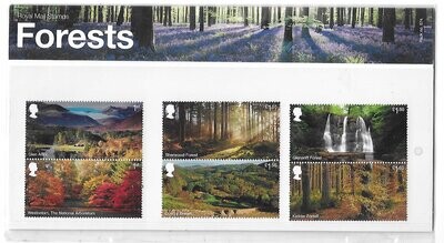 2019 Royal Mail Forests 6 Stamp Presentation Pack