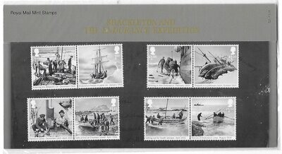2016 Royal Mail Shackleton Endurance Expedition 8 Stamp Presentation Pack
