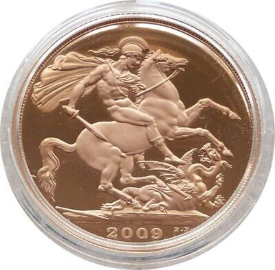 2009 St George and the Dragon £2 Double Sovereign Gold Proof Coin