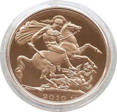 2010 St George and the Dragon £2 Double Sovereign Gold Proof Coin