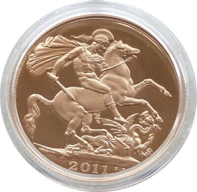 2011 St George and the Dragon £2 Double Sovereign Gold Proof Coin
