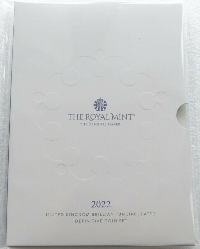 2022 Royal Mint Annual Definitive Brilliant Uncirculated 8 Coin Set Sealed