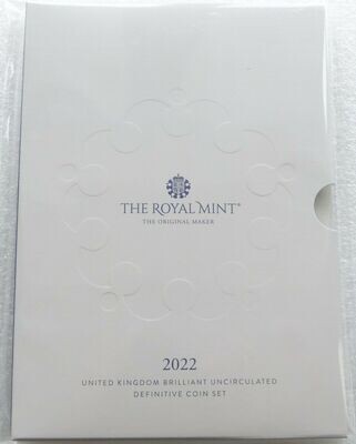 2022 Royal Mint Annual Definitive Brilliant Uncirculated 8 Coin Set Sealed