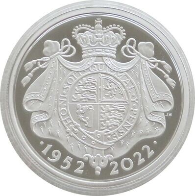2022 Platinum Jubilee £5 Silver Proof 2oz Coin Box Coa Number 0006