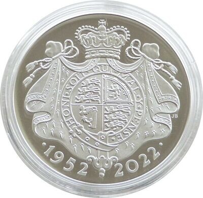 2022 Platinum Jubilee £5 Silver Proof Coin Box Coa