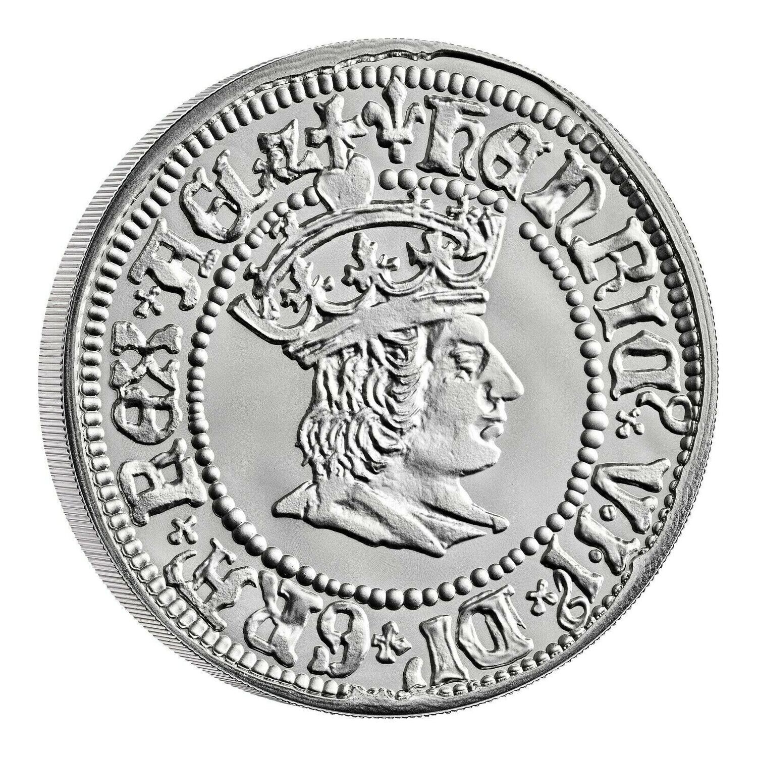 2022 British Monarchs King Henry VII £10 Silver Proof 5oz Coin Box Coa