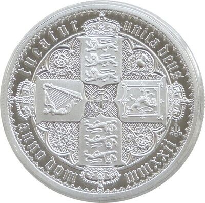 2022 Saint Helena Gothic Crown £1 Silver Proof 1oz Coin Box Coa