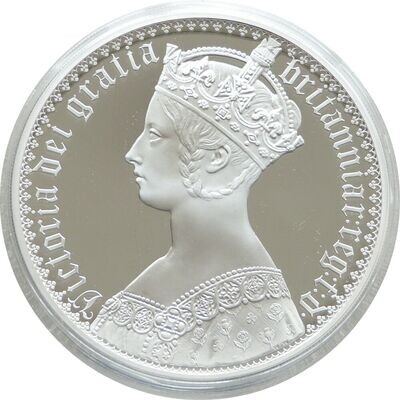 2021 Great Engravers Gothic Crown Victoria Portrait £10 Silver Proof 5oz Coin Box Coa