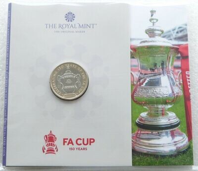 2022 FA Cup £2 Brilliant Uncirculated Coin Pack Sealed