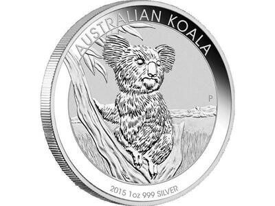 2015 Australia Koala $1 Silver 1oz Coin