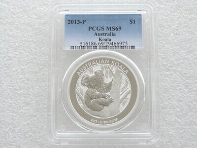 2013 Australia Koala $1 Silver 1oz Coin PCGS MS69