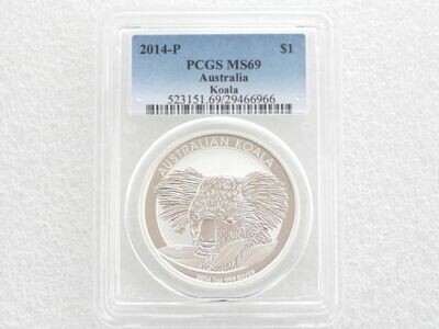 2014 Australia Koala $1 Silver 1oz Coin PCGS MS69