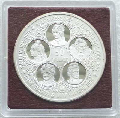 1977 Cayman Islands Silver Jubilee Completer $50 Silver Proof Coin