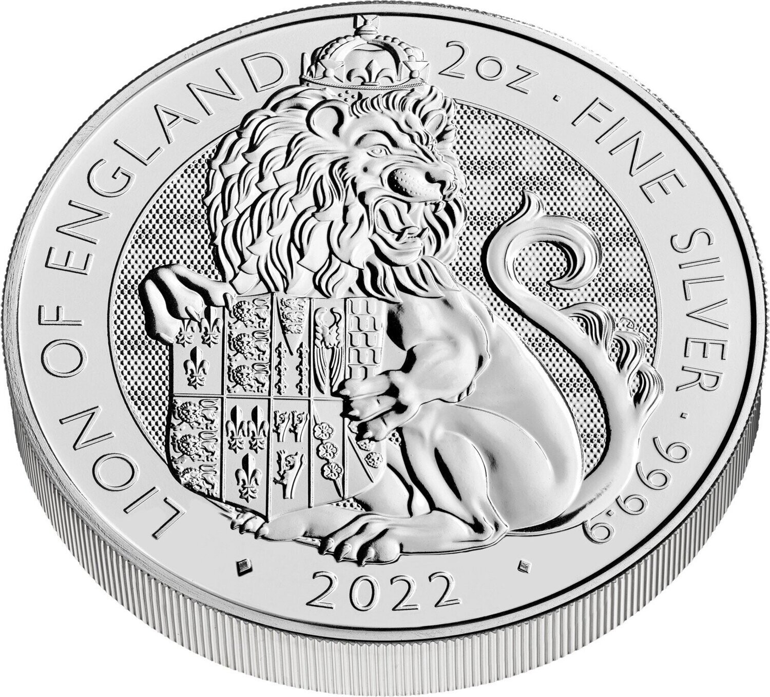 2022 Royal Tudor Beasts Lion of England £5 Silver 2oz Coin