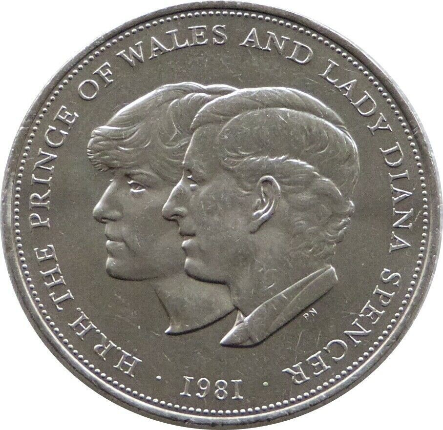 1981  'CHARLES AND DIANA'  WEDDING COMMEMORATIVE  CROWN COINS 3 THREE 