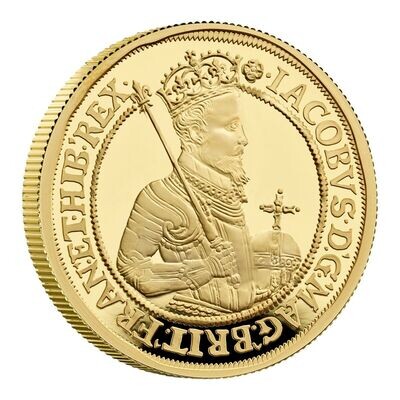 2022 British Monarchs King James I £200 Gold Proof 2oz Coin Box Coa
