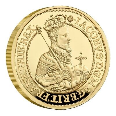 2022 British Monarchs King James I £500 Gold Proof 5oz Coin Box Coa