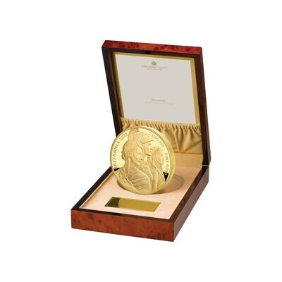 2022 Britannia Premium £1000 Gold Proof Kilo Coin Box Coa - Mintage 5