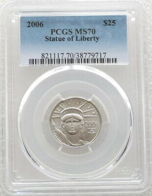 Certified MS70 Platinum Coins