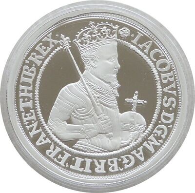 2022 British Monarchs King James I £5 Silver Proof 2oz Coin Box Coa