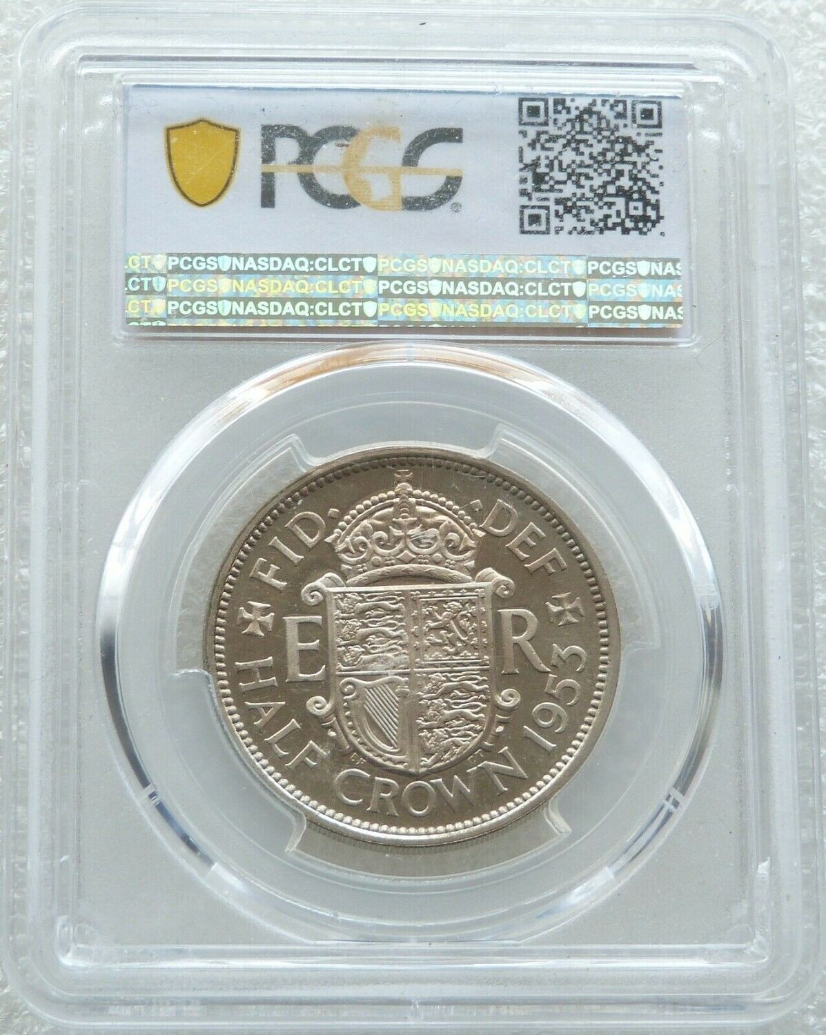 1953 Queen's Coronation Half Crown Proof Coin PCGS PR66 CAM