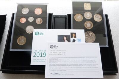 2019 Royal Mint Deluxe Collector Proof 13 Coin Set Box Coa
