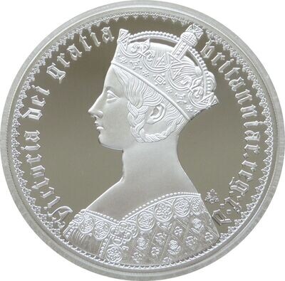2022 Saint Helena Gothic Crown Victoria Portrait £5 Silver Proof 5oz Coin Box Coa