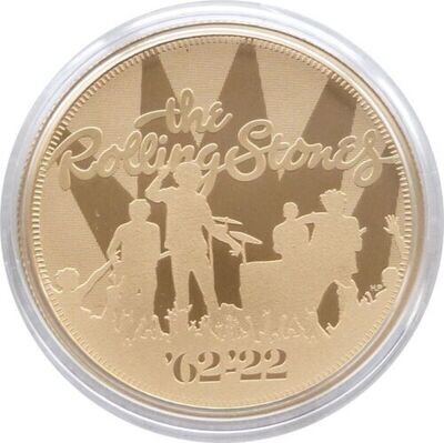 2022 Music Legends The Rolling Stones £100 Gold Proof 1oz Coin Box Coa