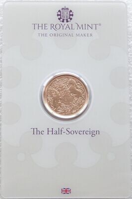 2022 Memorial Half Sovereign Gold Coin Mint Card