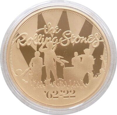 2022 Music Legends The Rolling Stones £200 Gold Proof 2oz Coin Box Coa