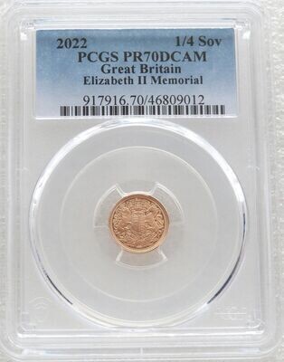2022 Memorial Quarter Sovereign Gold Proof Coin PCGS PR70 DCAM