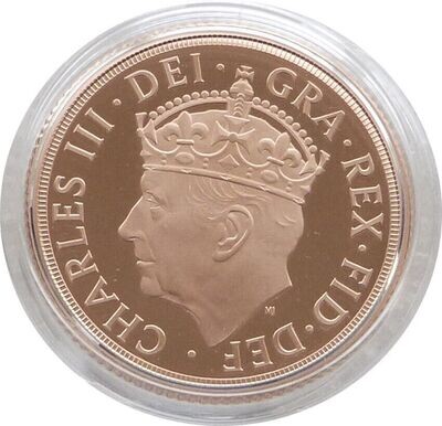 2023 King Charles III Coronation Half Sovereign Gold Proof Coin Box Coa