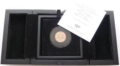 2022 Isle of Man Platinum Jubilee Full Sovereign Gold Proof Coin Box Coa