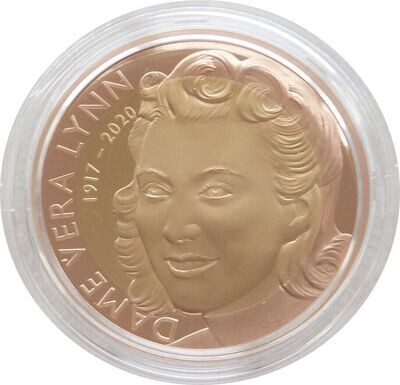 2022 Dame Vera Lynn £2 Gold Proof Coin Box Coa