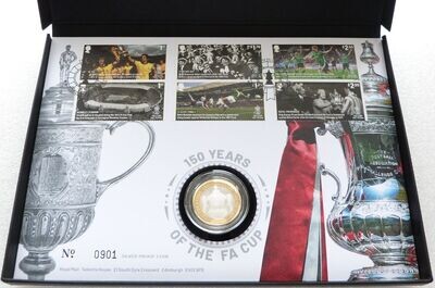 2022 FA Cup £2 Silver Proof Coin First Day Cover