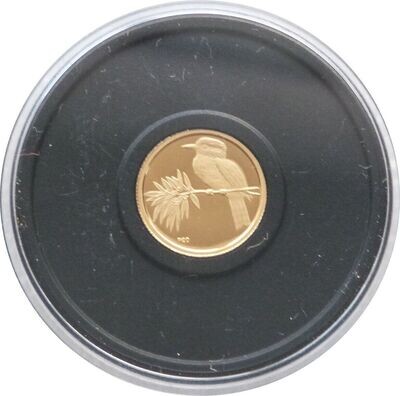 2009-P20 Australia Kookaburra 20th Anniversary $5 Gold Proof 1/20oz Coin Design 10